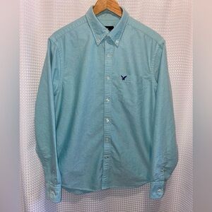 2/40$ Men’s American Eagle 100% cotton long‎ sleeves Oxford shirts Sz Large